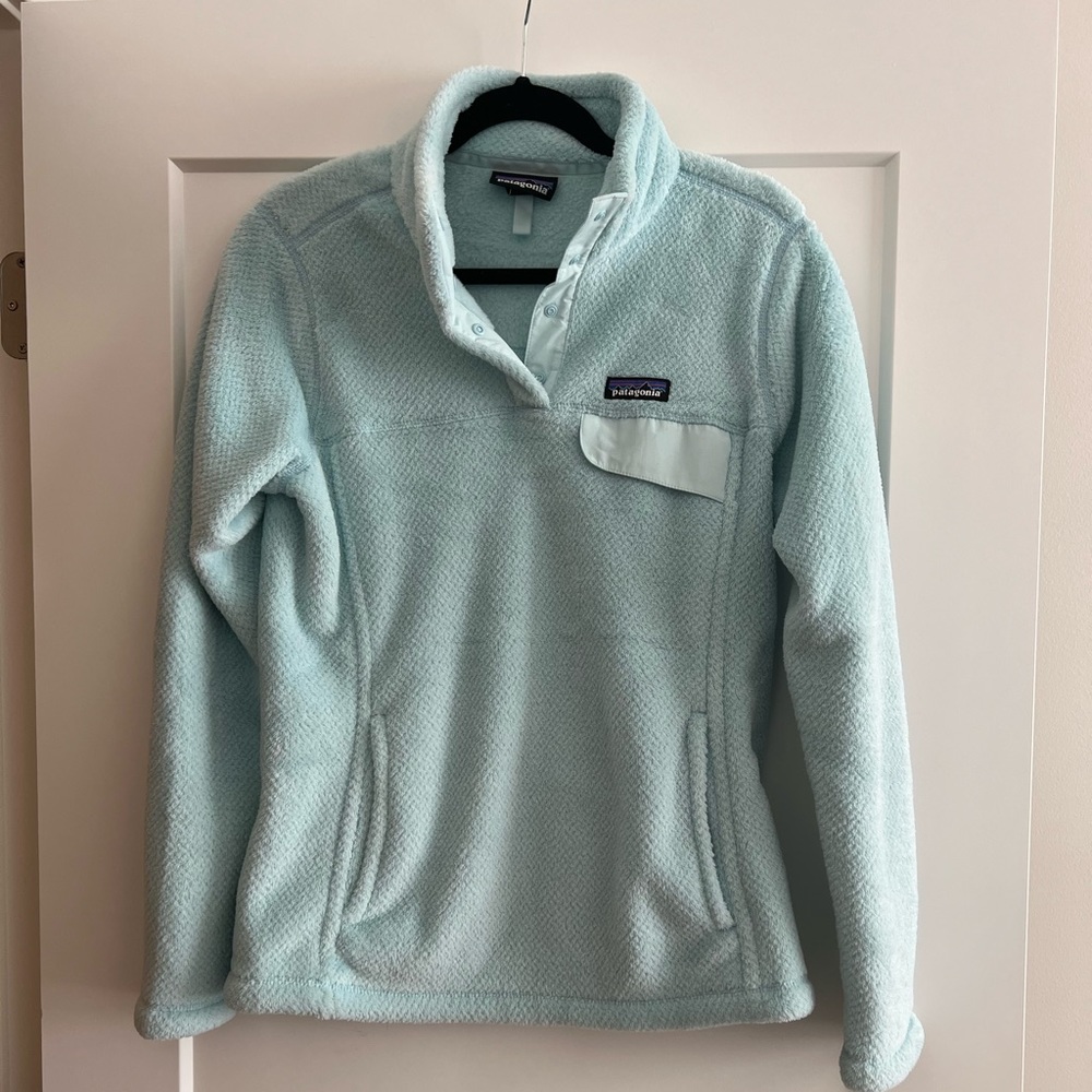 Patagonia Snap Fleece Pullover - Mint Blue